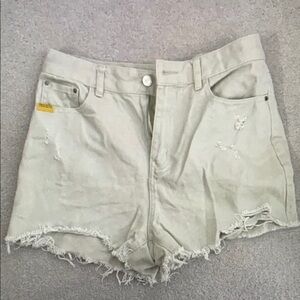 Women's Athletic Shorts in Cream